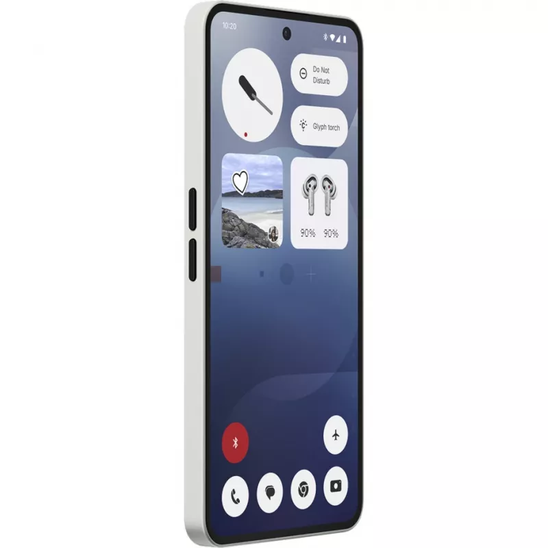 Nothing Phone (3a) 17,2 cm (6,77 inch) Divu SIM Android 15 5G USB Type-C 12 GB 256 GB 5000 mAh Balts