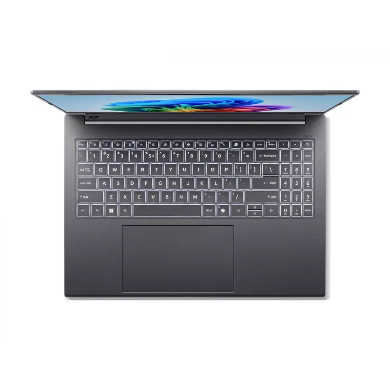 Acer Aspire 16 AI A16-11M - 180° eņģu dizains - Snapdragon X X1-26-100 - Win 11 Home - Qualcomm Adreno - 16 GB RAM - 512 GB SSD NVMe, QLC - 40,6 cm (16 collu)