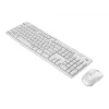 Logitech MK295 Silent - tastatūras un peles komplekts - bezvadu - 2,4 GHz - itāļu - pelēkbalts