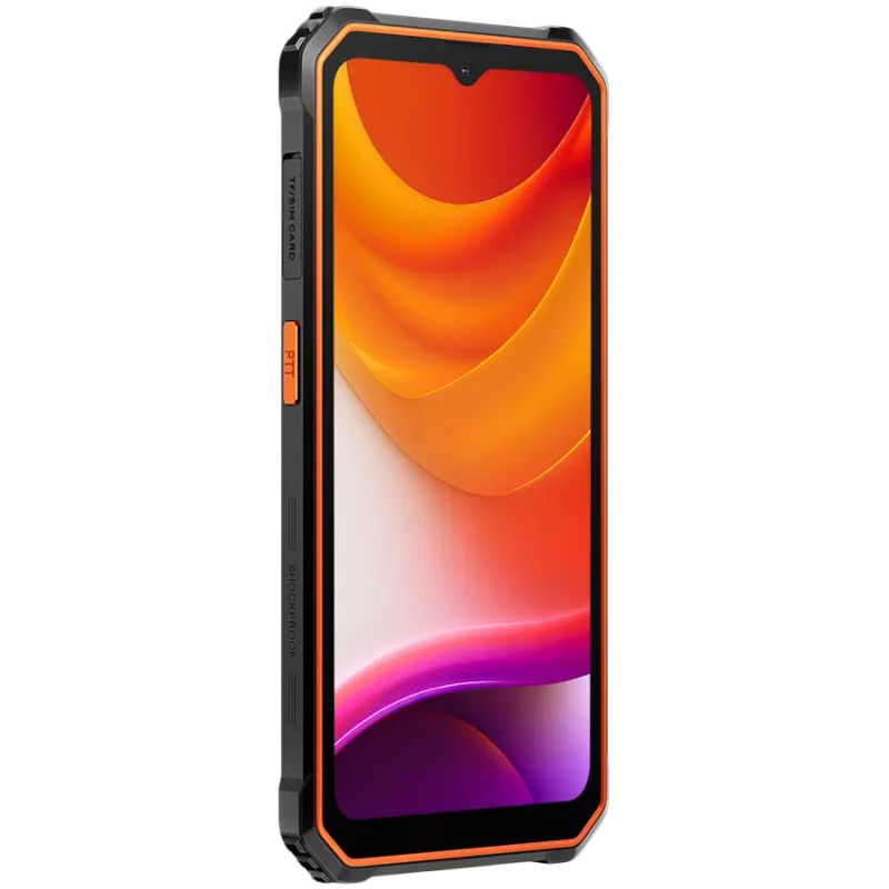 Blackview Rugged BV4800SE LTE 6.56 inch HD+IPS 720x1612 90Hz 4Gb+64Gb UMS9320E Octa-Core 1.8GHz CAM Priekšējā 8MP Aizmugurējā 16MP+2MP NFC 5100mAh BEZ Lādētāja Android 15 Oranžs