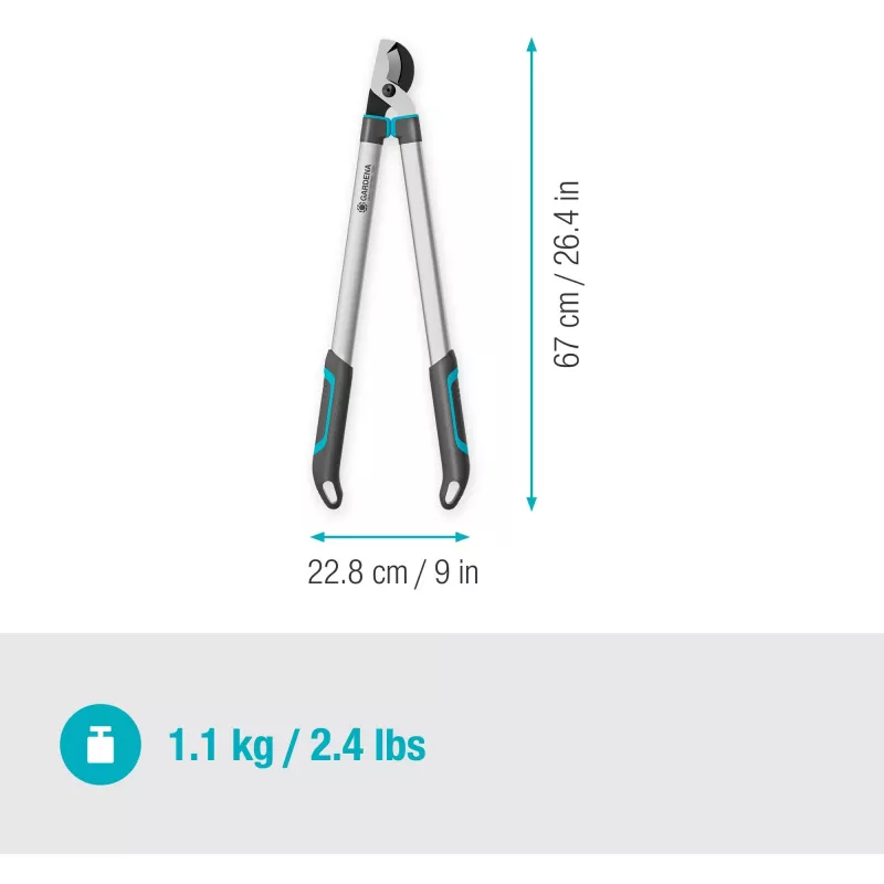 Gardena zaru griezēji EasyCut L Pelēks/tirkīzzils 50 cm (12031-88)