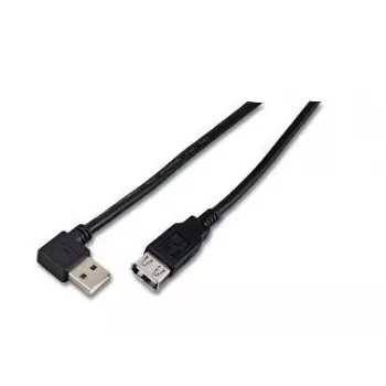 Microconnect USBAAF2AMelns USB kabelis USB 2.0 1.8 m USB A Melns