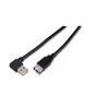 Microconnect USBAAF2AMelns USB kabelis USB 2.0 1.8 m USB A Melns