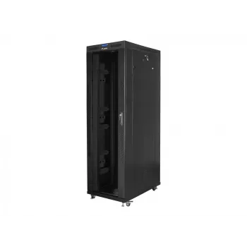 Lanberg FF01-8242-12BL rack cabinet 42U Freestanding rack Melns