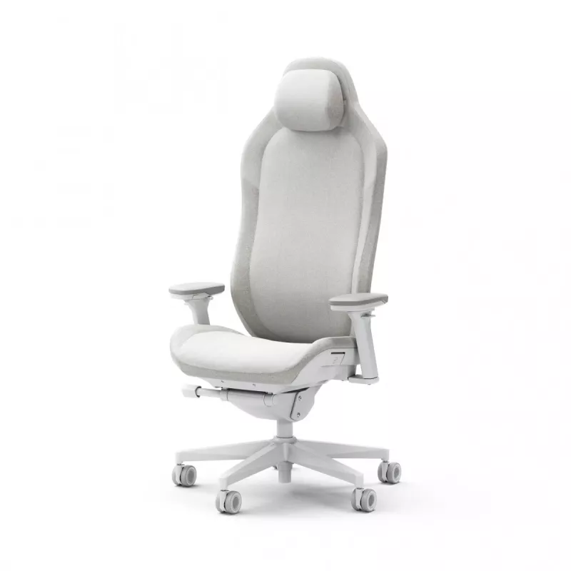 Fractal Design FD-CH-RE1F-02 spēļu krēsls, PC spēļu krēsls, polsterēts sēdeklis, balts