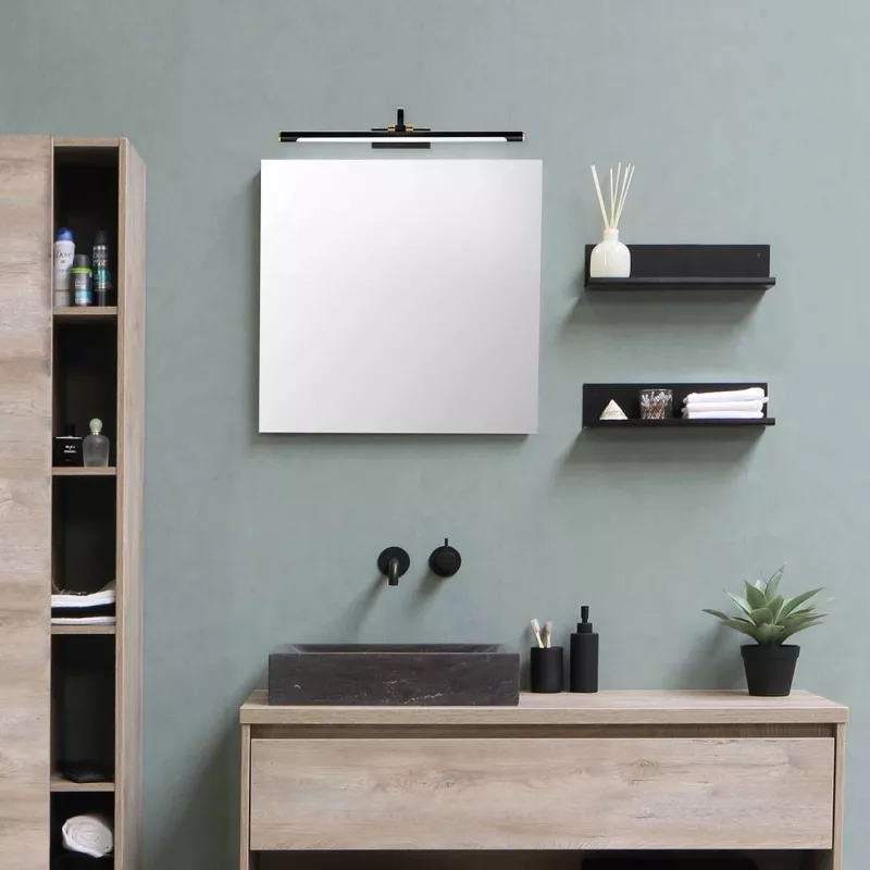 Dekoratīvs sienas gaismeklis ActiveJet AJE-FADO — LED 12W, 720 lm, 4000K, IP44, 560×210×100 mm