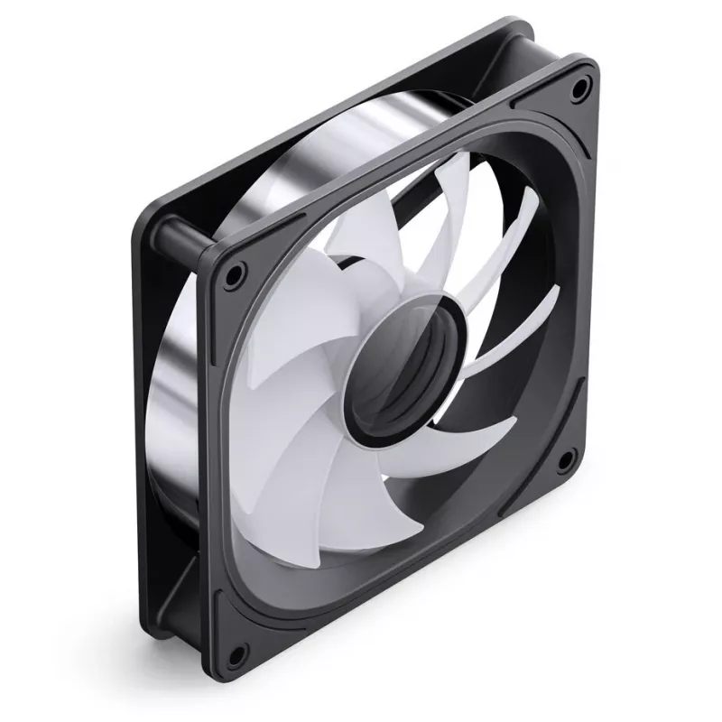 120 mm ARGB korpusa ventilators Jonsbo FR-606 Melns, 5 V 3 kontaktu savienojums, modelis FR-606B
