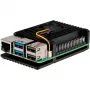 Joy-IT Armor Case BLOCK ACTIVE SBC-korpuss, piemērots izstrādes komplektiem Raspberry Pi (RB-AlucaseP5-07FAN)