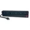 APC Rack PDU, Basic, 1U, 20A, 120V strāvas sadales bloks (PDU) melns
