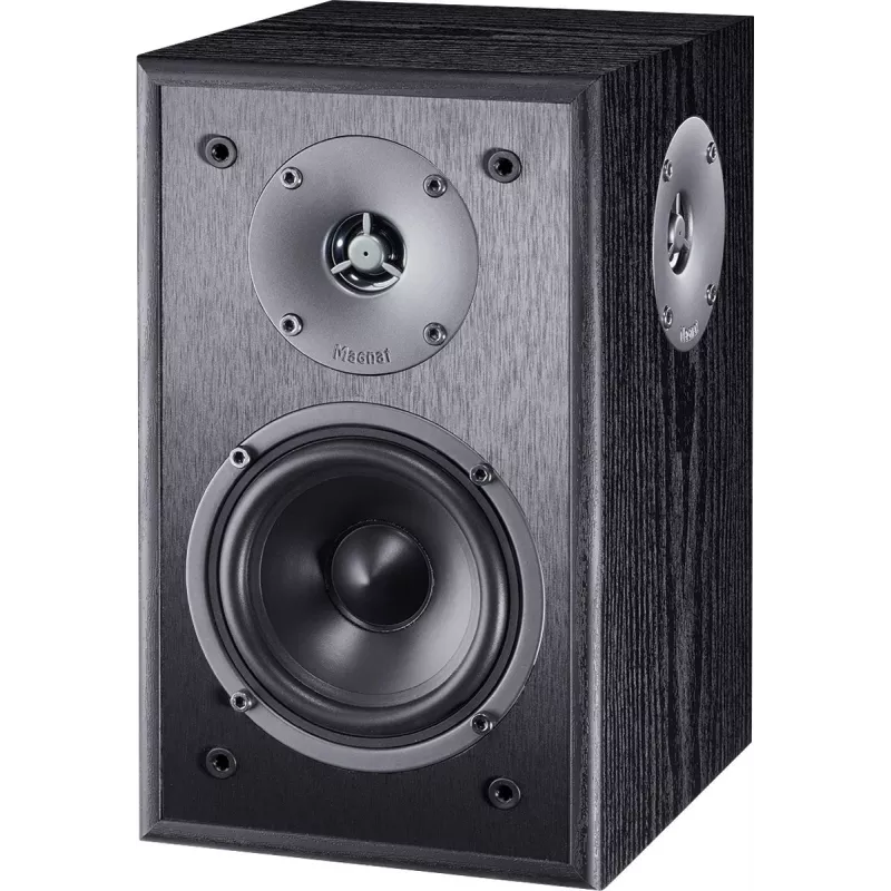 Plauktā novietojams skaļrunis Magnat Monitor S10 D melns, 2‑ceļu, 100 W (RMS 60 W), 42–32000 Hz, 8 Ω, MDF korpuss (pāris)