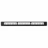 Patch panel 1U LANBERG PPKS-1124-B, 24 porti, 1U, ABS, melns, 482.6×44.5×154 mm