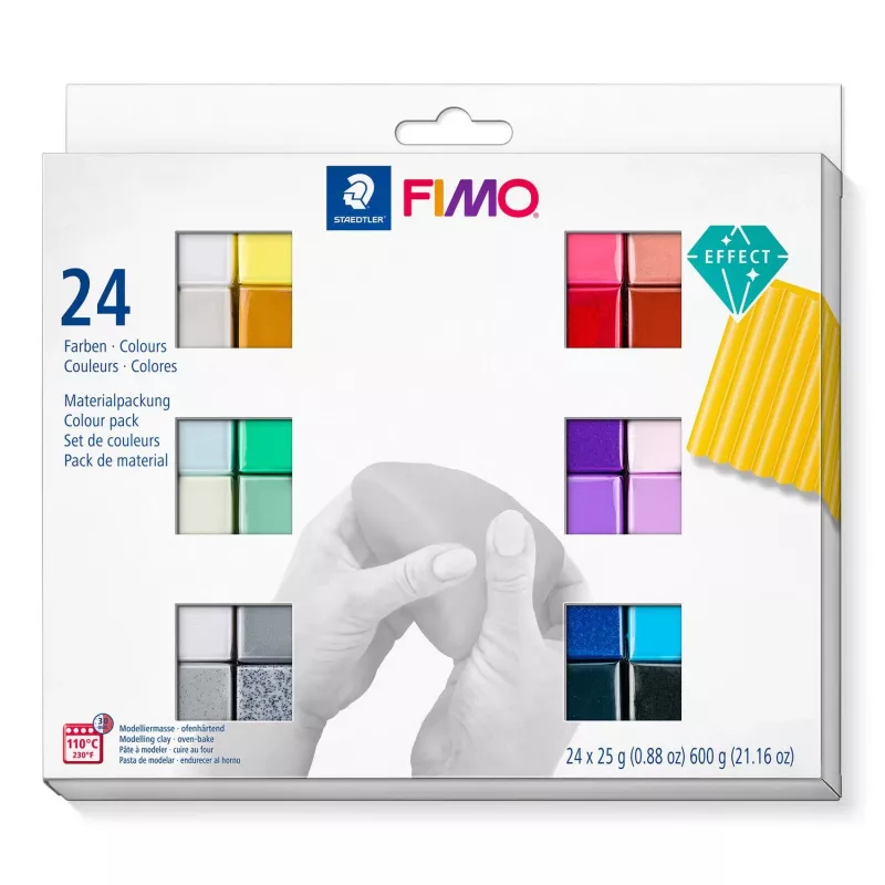 Modelējamā māla komplekts Staedtler FIMO 8013 C 600 g 24 gab.