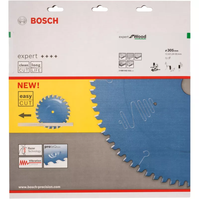 Apļveida zāģa asmens Bosch 2 608 642 531 30,5 cm 1 gab.