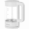 Elektriskā tējkanna, balta, 220-240V, 1850-2200W, 1,7L, siltuma uzturēšana 30 min, 40,60,80,90,100, vadības panelis rokturī