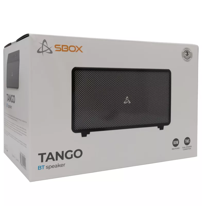 Portable Speaker Sbox BT-60 Tango Melns