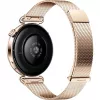 Viedpulkstenis HUAWEI WATCH GT6 1,32 collu AMOLED, 41 mm, nerūsējošais tērauds, zelts, milānas aproce, IP69, 14 dienu baterija