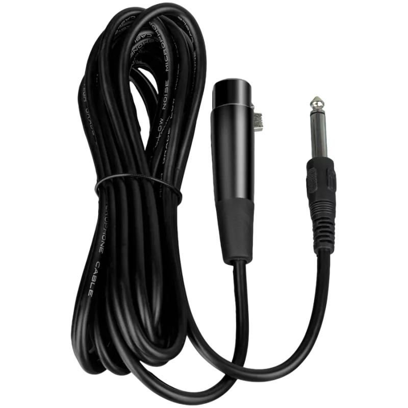 Mikrofons SVEN MK-100 (vadu, dinamisks, metāla, kabelis 4,0 m, 6,3/3,5 mm ligzda, kardioīds, melns)