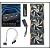 LIAN LI UNI FAN SL Wireless 120 ARGB Melns 3-Pack