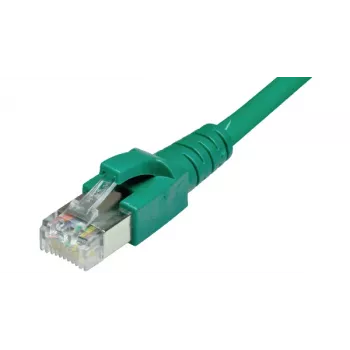 Ekranēts CAT6A tīkla kabelis ShiverPeaks 75715-G S/FTP PIMF, zaļš
