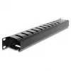 Patch panel DELOCK 67628 1U, melns neilons, 483 mm dziļums, 70x44,5 mm