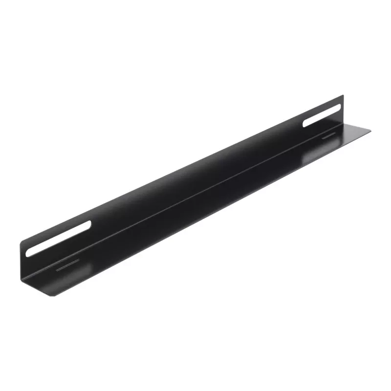 Montāžas kronšteins DeLOCK 19 collu 450x40mm 2 gabali Melns Metāls