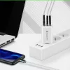 Strāvas lādētājs everActive SQ-655Q 65W, 1×USB-A + 2×USB-C ātra uzlāde