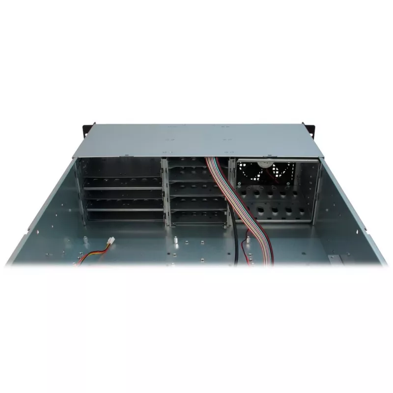 Inter-Tech 3U-30248 Rack Melns, Nerūsējošais tērauds