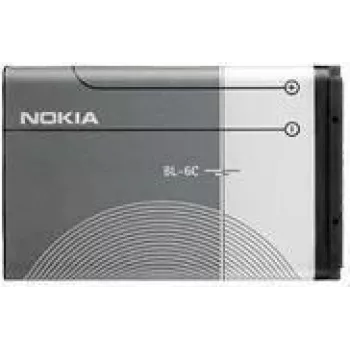 Baterija NOKIA BL-6C Li-Ion 1070 mAh priekš Nokia 112 un saderīgiem modeļiem (21XX, 28XX, 31XX, 60XX, 61XX, 62XX)