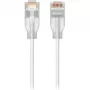 Ubiquiti UACC-Cable-Patch-EL-0.15M-W tīkla kabelis, caurspīdīgs, balts, Cat6