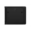 Sienas skapis LANBERG 9U 19 collu WF01-6609-10B, 600×600×507 mm, 60 kg, IP20, melns