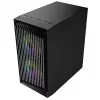 Logic Atos ARGB Mini USB 3.0 Micro Tower korpuss, melns (AM-ATOS-10-0000000-0002)