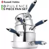 Trauku komplekts Russell Hobbs RH01179EU, 5 gabali, zils