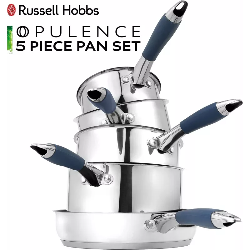 Trauku komplekts Russell Hobbs RH01179EU, 5 gabali, zils