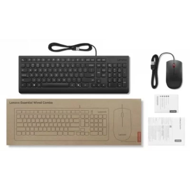 Lenovo Essential vadu tastatūras un peles komplekts