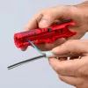Knipex 16 85 125 SB kabeļu noņēmējs zils, sarkans