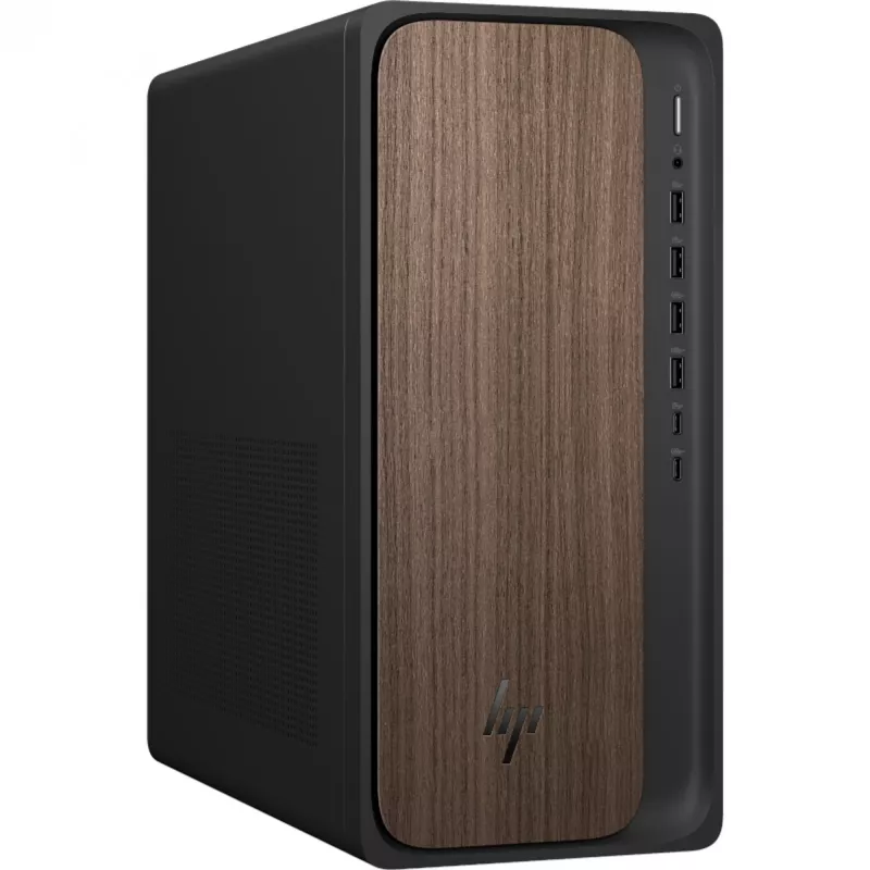 HP OmniDesk AI PC M03-0475ng Core Ultra 7 265 16GB/1TB SSD Windows 11 Dark Wood - Tastatūras izkārtojums var būt vācu