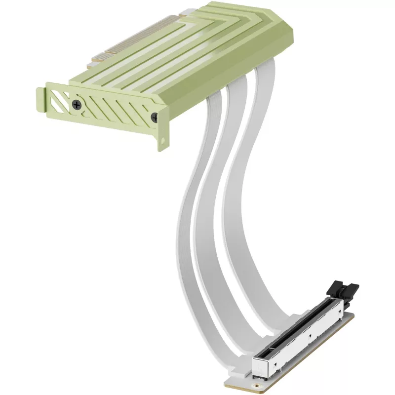PCIe 5.0 Hyper Riser, HYTE, 20 cm, zaļš/baltss (ACC-HYTE-PCIE50-MM)