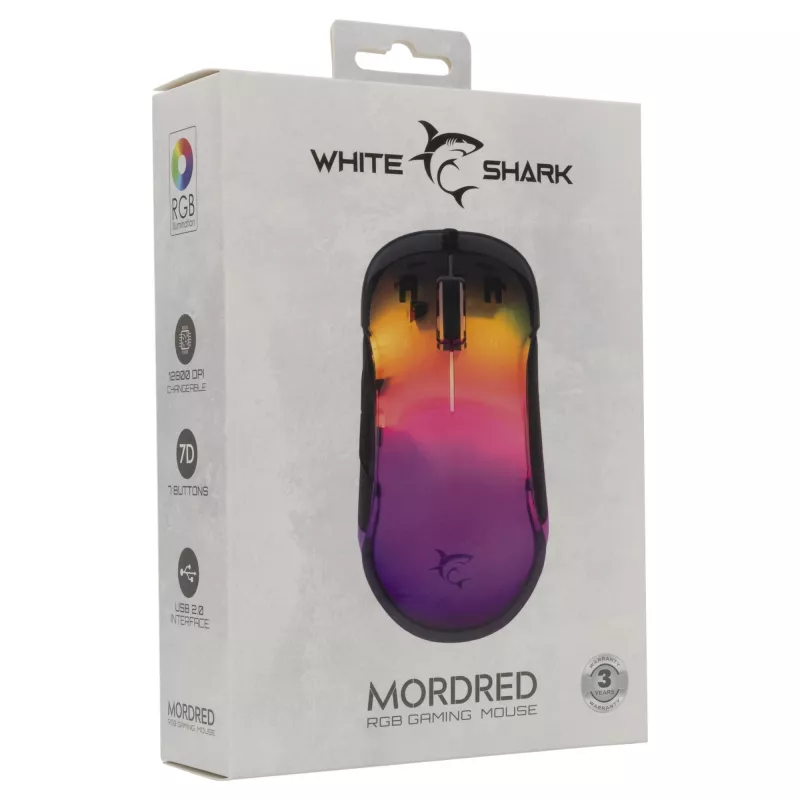 Pele White Shark GM-5017 Mordred Melns USB