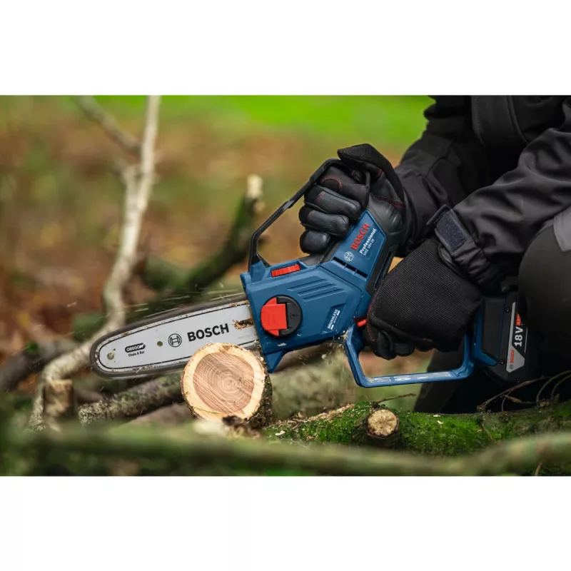 Akumulatora atzarošanas zāģis GKE 18V-20 Professional solo, 18 V, motorzāģis zils, bez akumulatora un lādētāja