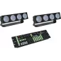 LED gaismas komplekts EUROLITE CBB-4 DMX kontrolieris RGB, kontrolieris RGB LED gaismekļiem