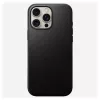 Mobilā tālruņa vāciņš Nomad NM01693185 priekš Apple iPhone 16 Pro Max, āda/TPU/PC, melns, piemērots 17.5 cm (6.9 collu) ekrānam