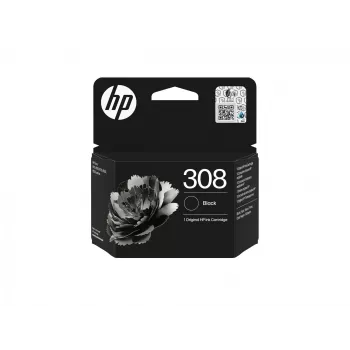 HP 308 Melns Oriģinālā Tintes Kasetne