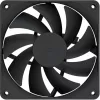 120 mm korpusa ventilatoru 4 paka HYTE FA12 melns, PWM atbalsts, standarta 120mm montāža