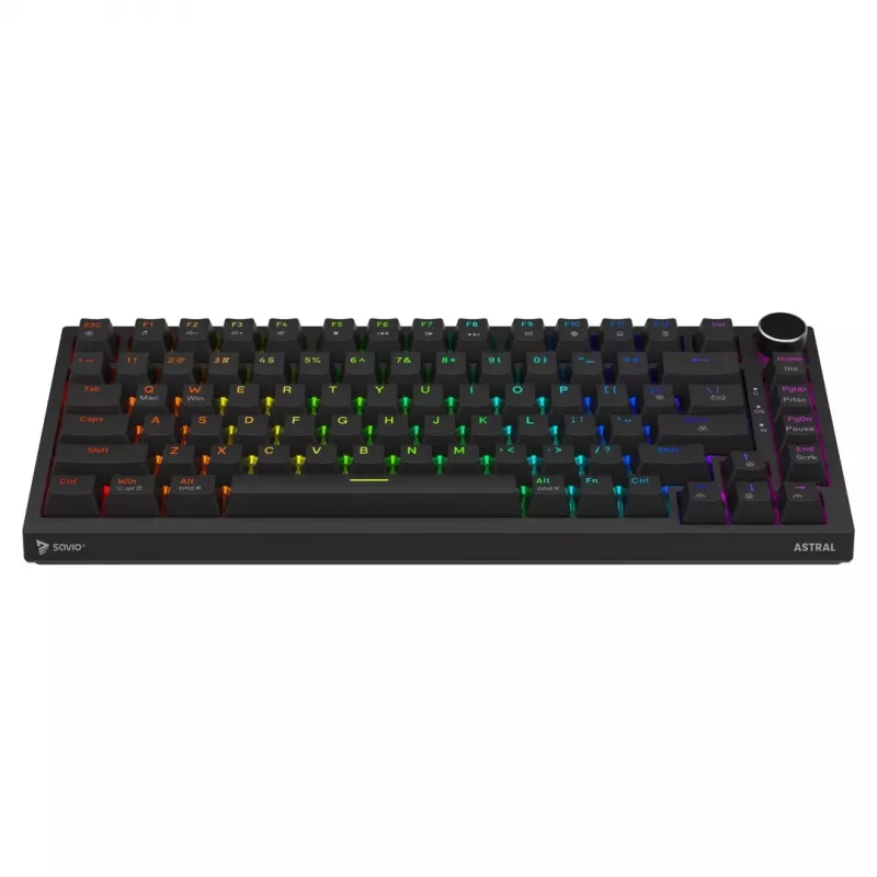 Savio ASTRAL BLACK JADE tastatūra Gaming USB QWERTY US International