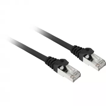 Tīkla kabelis Sharkoon Patch SFTP RJ-45 Cat.7a 50 cm melns