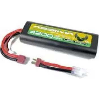 Absima modeļu būves akumulatoru bloks LiPo 7.4 V 4500 mAh 25 C Hardcase T-Plug (4130015)