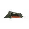 Tuneļa telts easy camp Sarek 1 (tumši zaļa/oranža, 2025) — vienvietīga, tuneļveida dizains