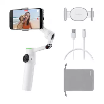Insta360 Flow 2 Pro AI Tracker stabilizatora komplekts (balts)