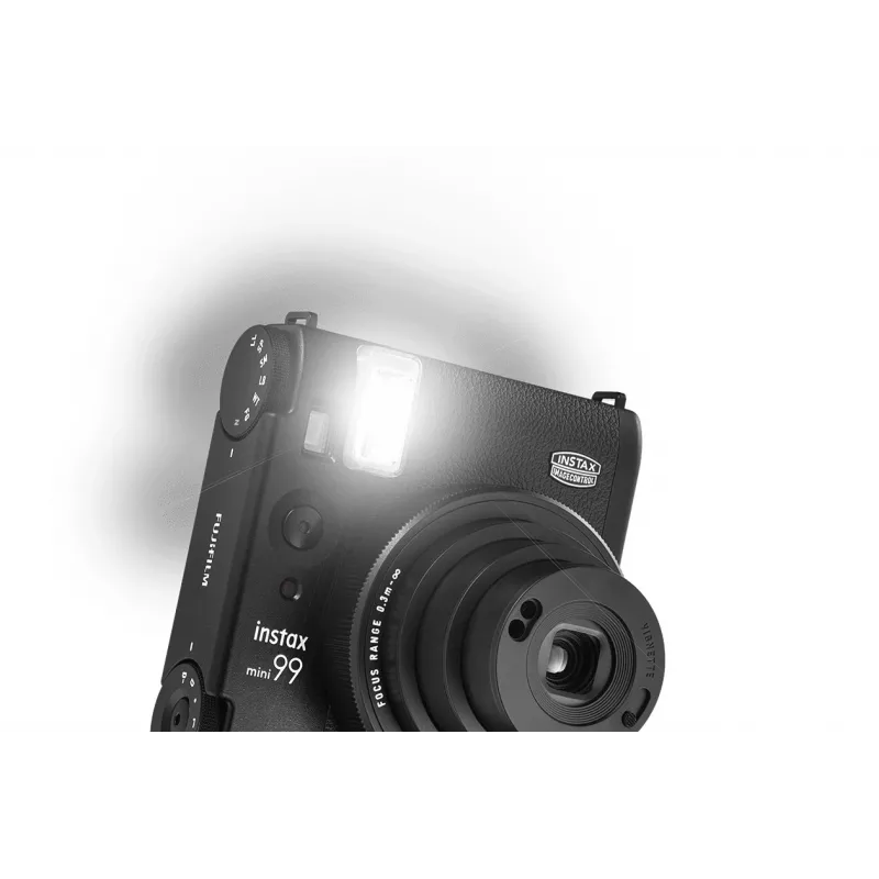 Momentfotoaparāts Fujifilm Instax Mini 99 Melns — attēli 62×46 mm, filma 86×54 mm, 60 mm fokusa attālums