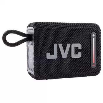 Pārnēsājams skaļrunis JVC XS-E114B, IPX6 ūdensizturīgs, Bluetooth 5.3, 5 W RMS, 2000 mAh baterija, FM radio, TWS, melns